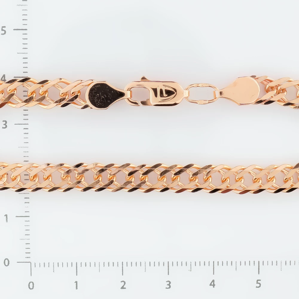 Браслет из красного золота 585 пробы