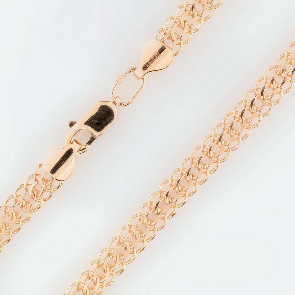 Браслет из красного золота 585 пробы