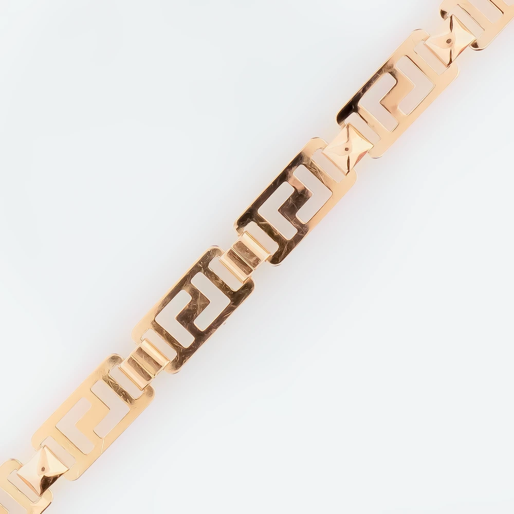 Браслет из красного золота 585 пробы