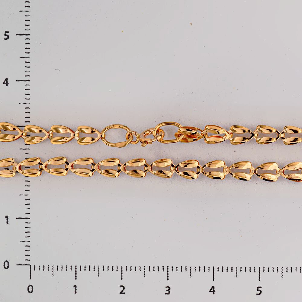 Браслет из красного золота 585 пробы