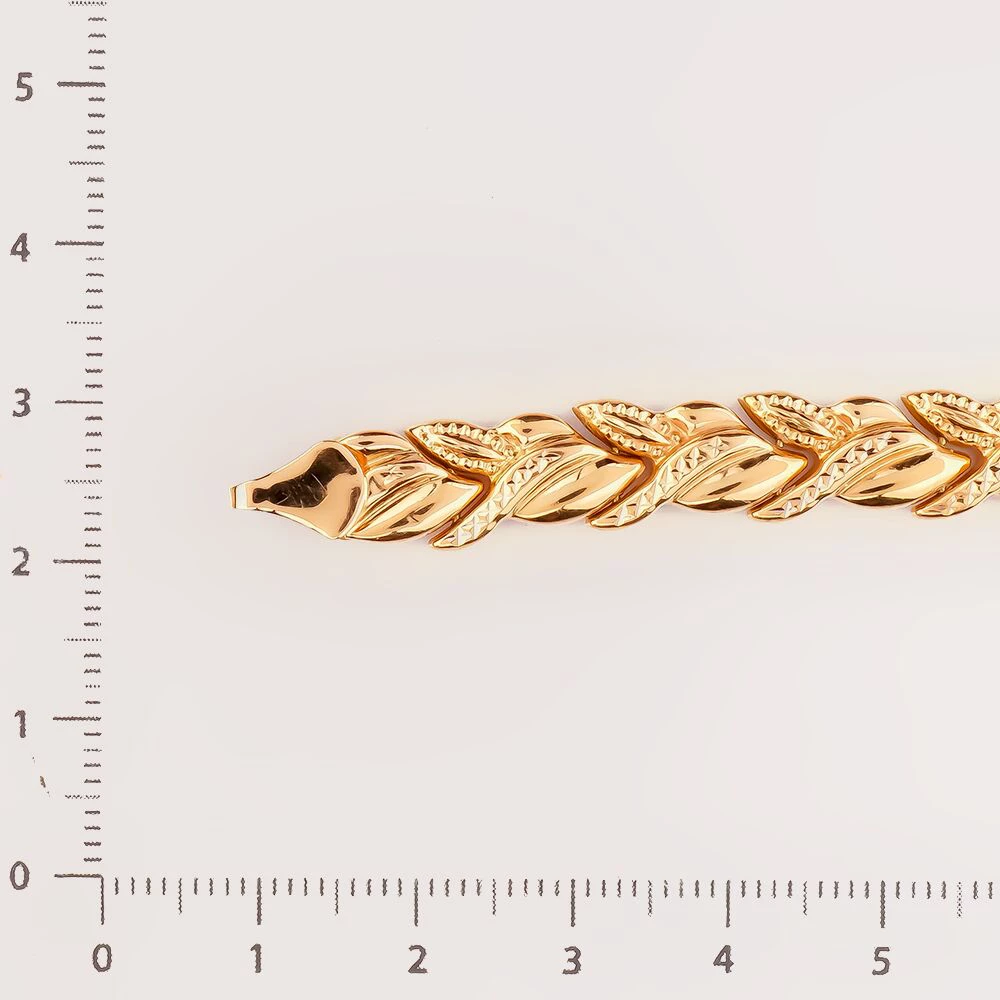 Браслет из красного золота 585 пробы