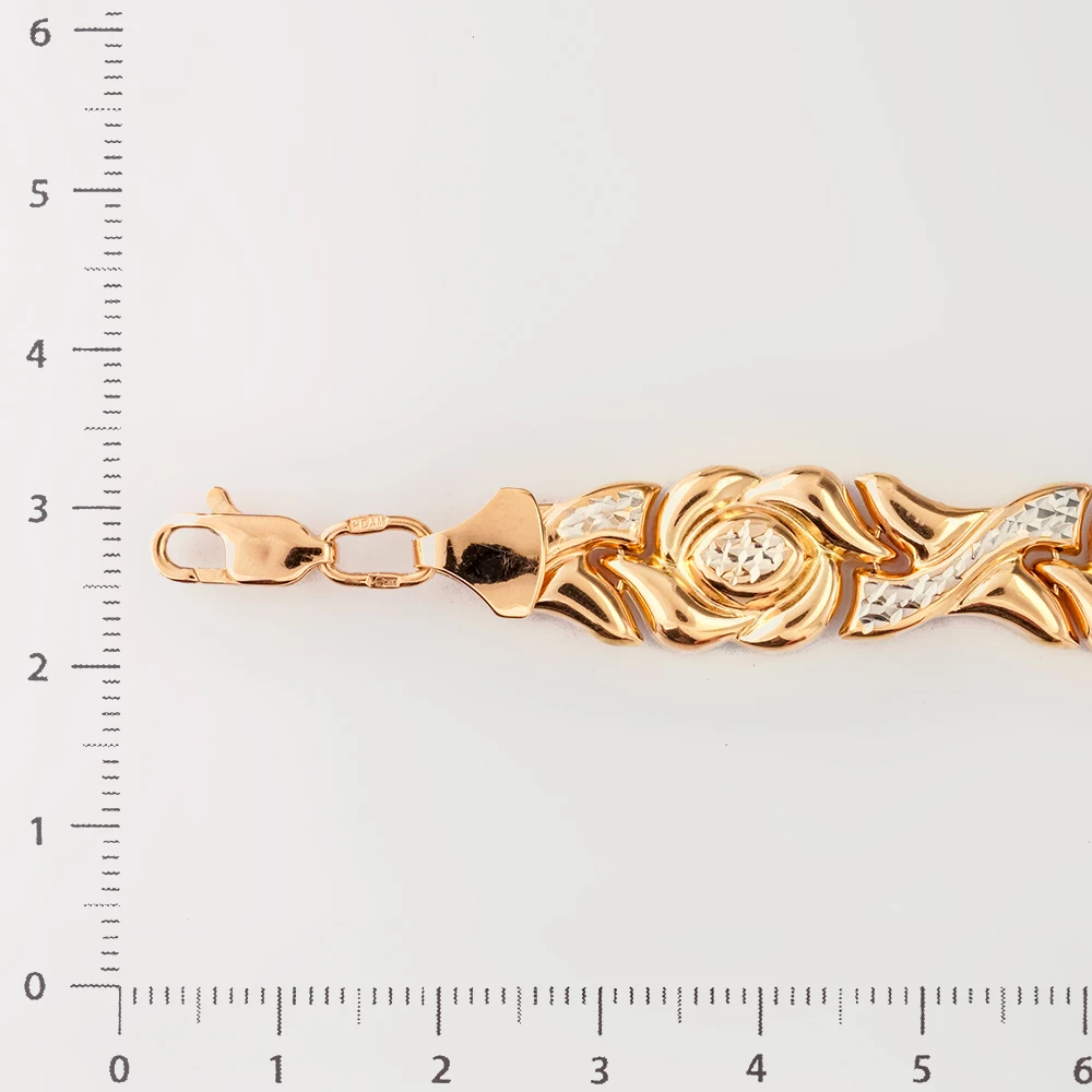 Браслет из красного золота 585 пробы 2