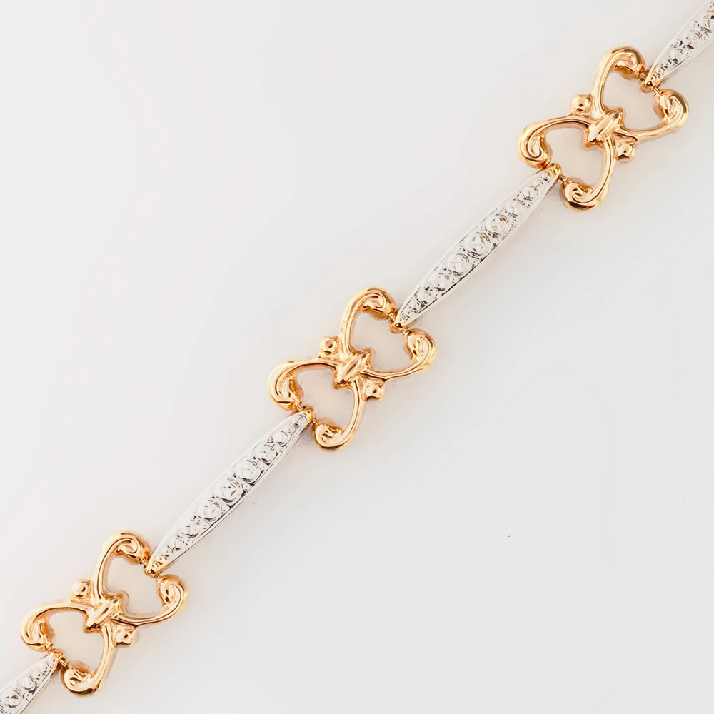 Браслет из красного золота 585 пробы