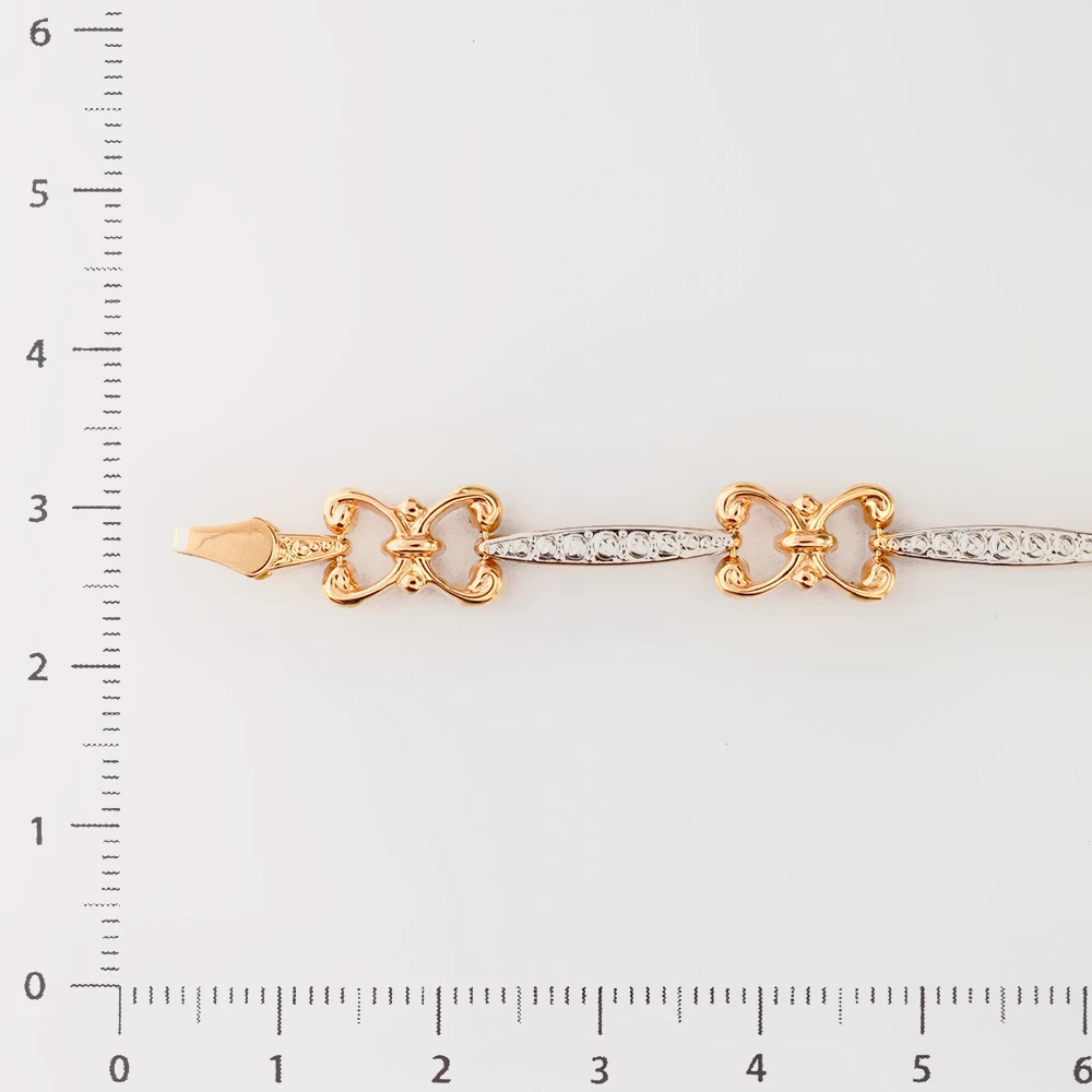 Браслет из красного золота 585 пробы