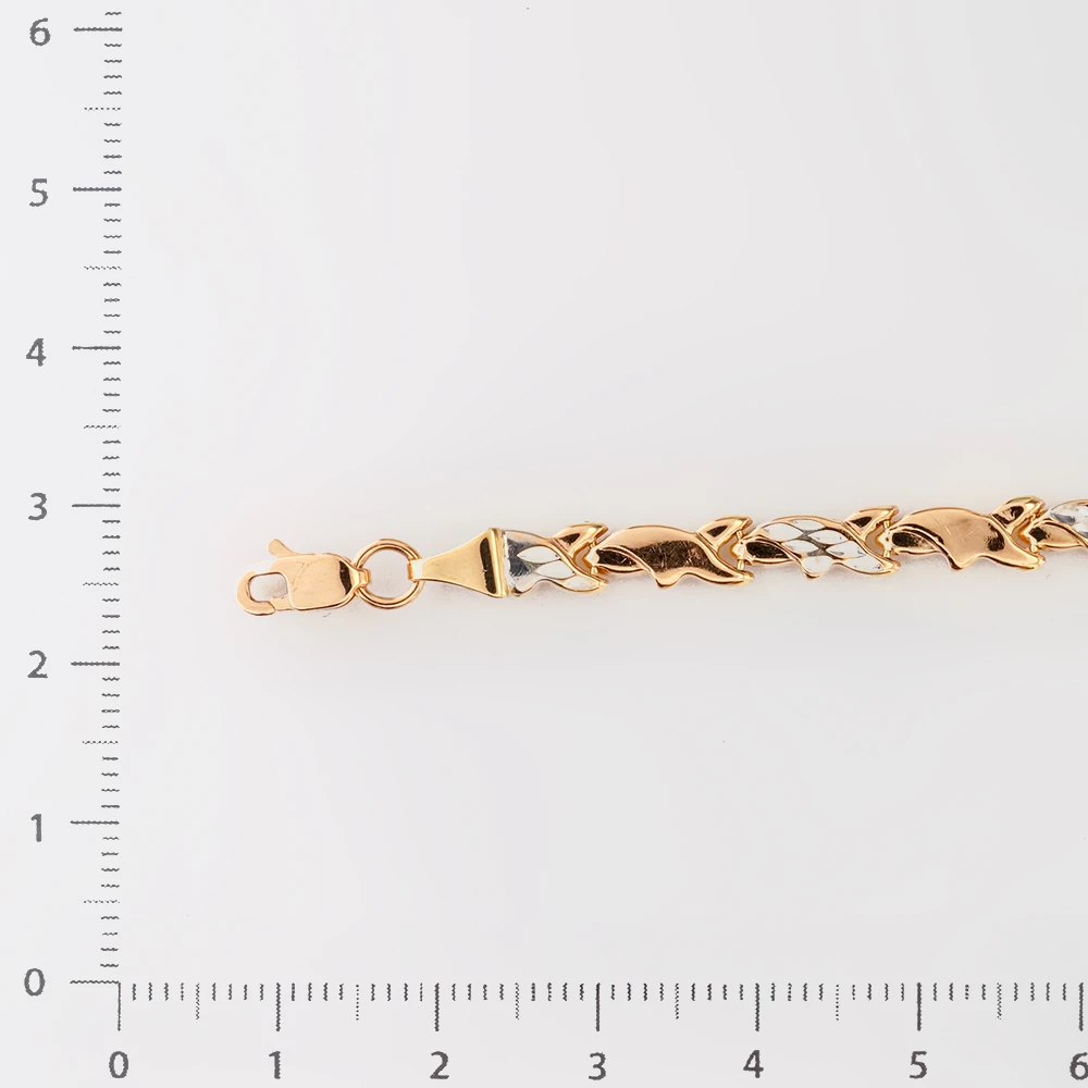 Браслет из красного золота 585 пробы