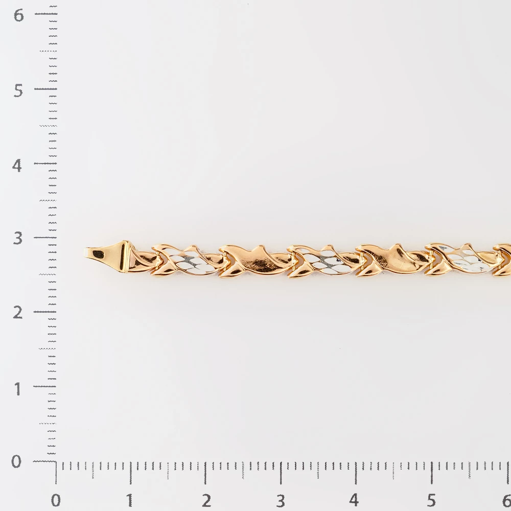 Браслет из красного золота 585 пробы