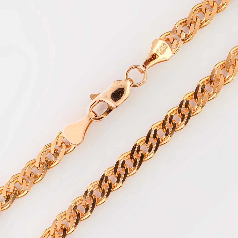 Браслет из красного золота 585 пробы