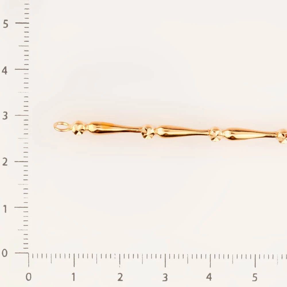 Браслет из красного золота 585 пробы