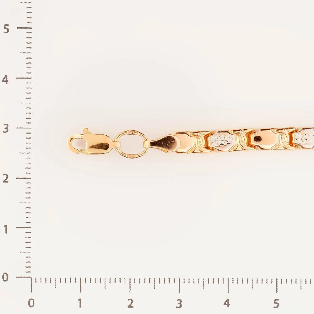 Браслет из красного золота 585 пробы