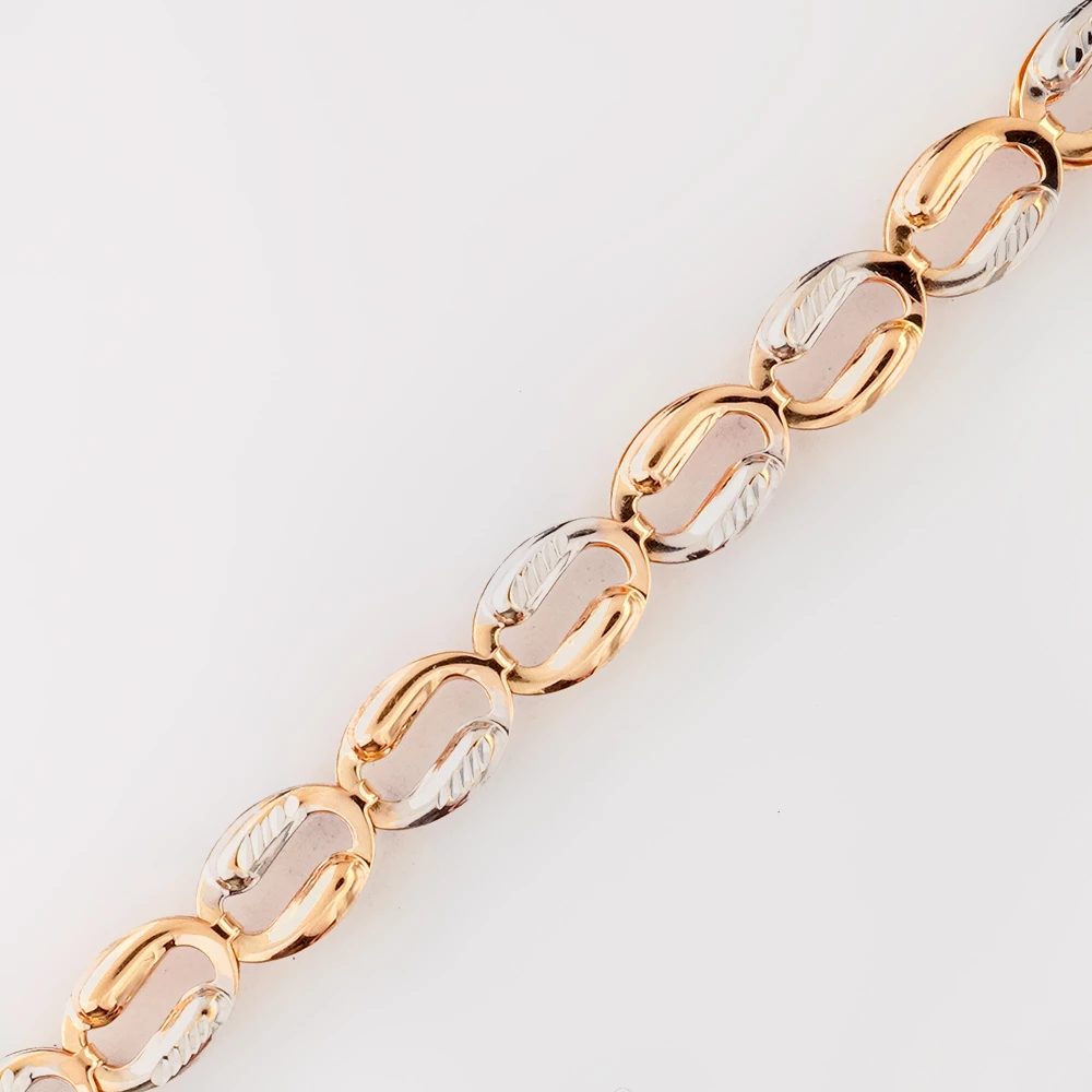 Браслет из красного золота 585 пробы