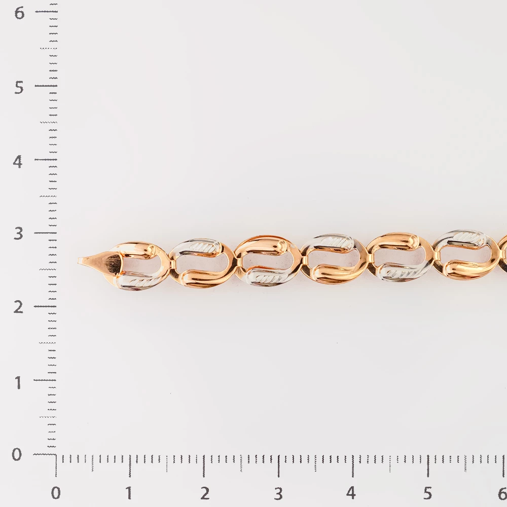 Браслет из красного золота 585 пробы