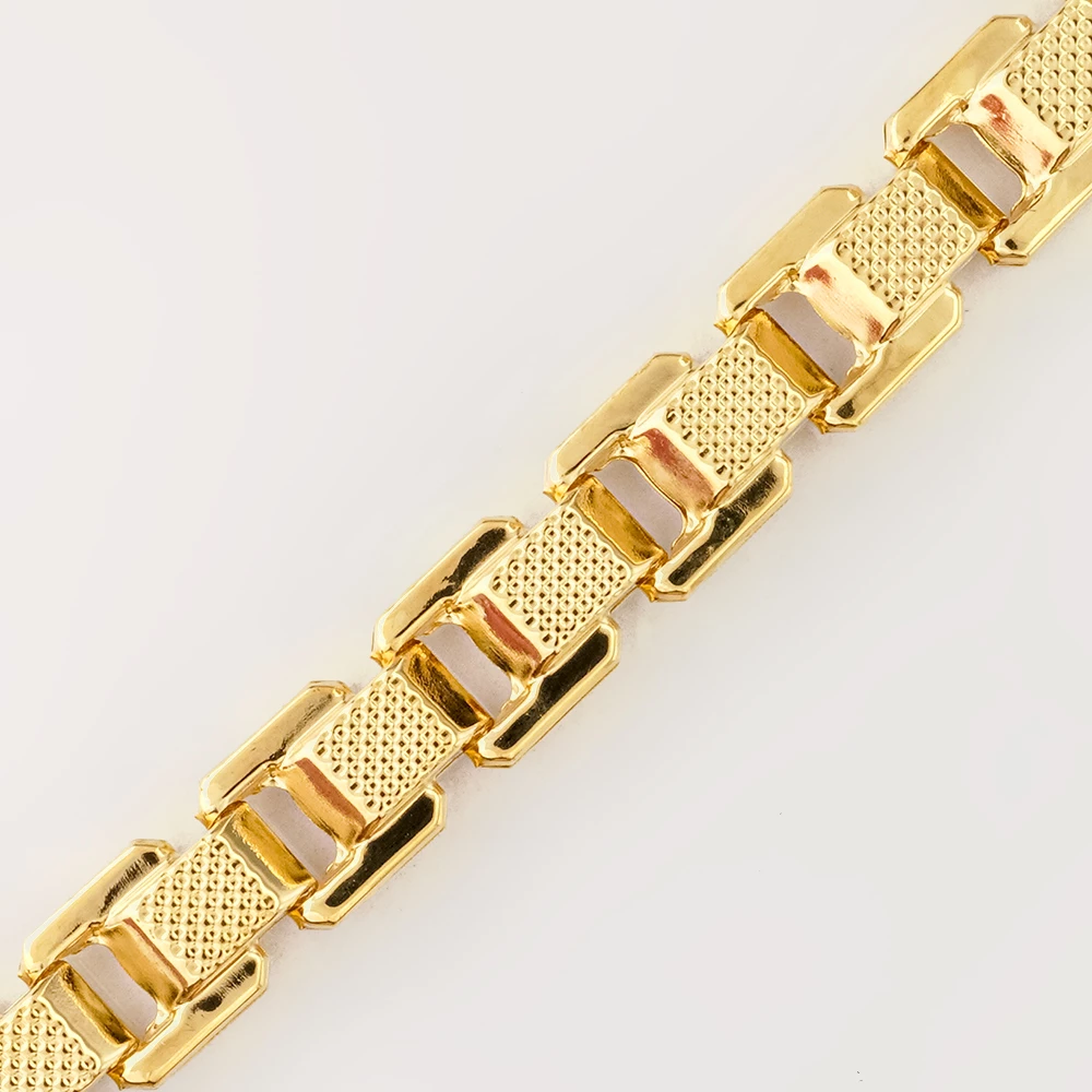 Браслет из желтого золота 585 пробы