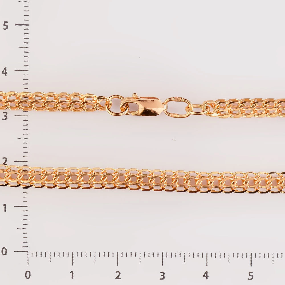 Браслет из красного золота 585 пробы