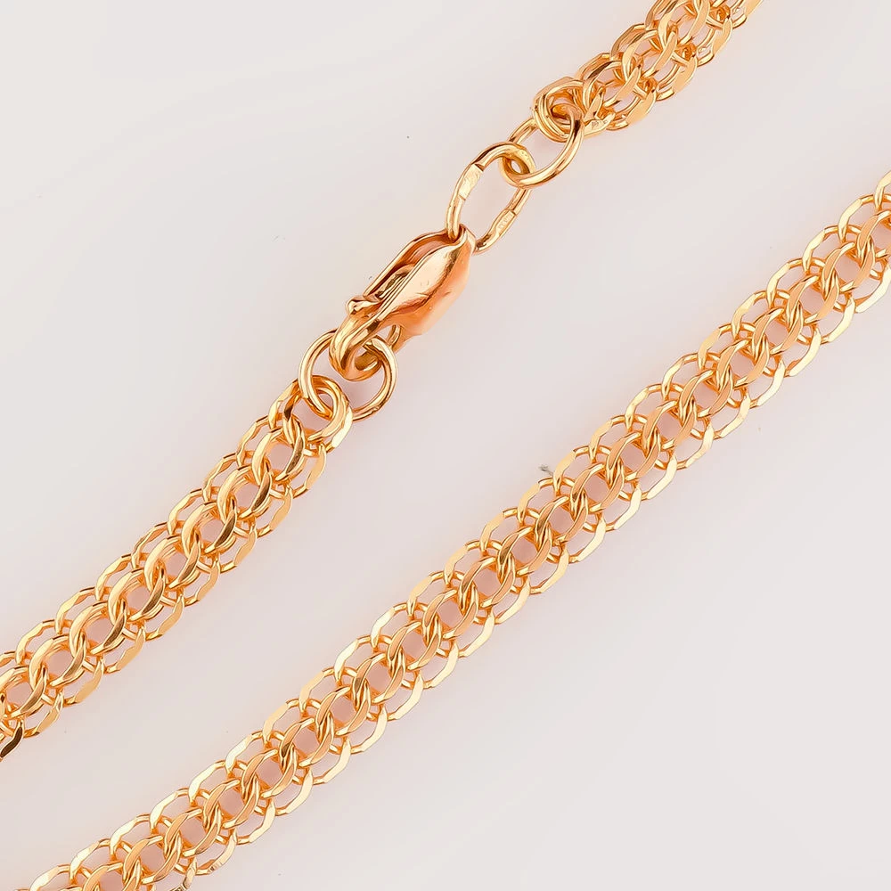 Браслет из красного золота 585 пробы