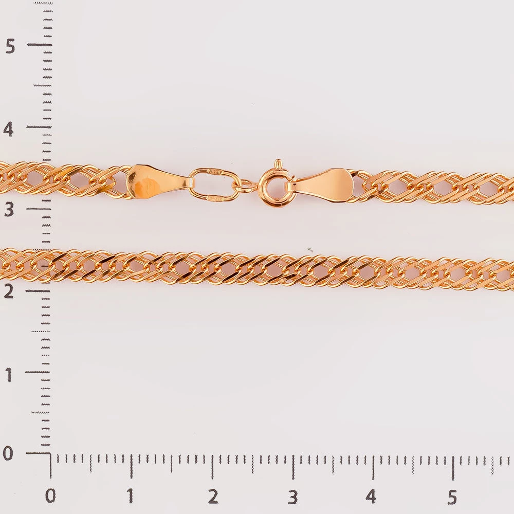 Браслет из красного золота 585 пробы