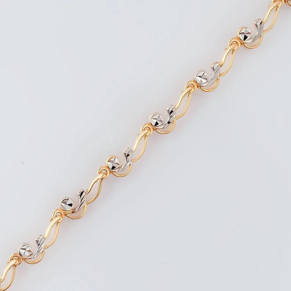 Браслет из красного золота 585 пробы