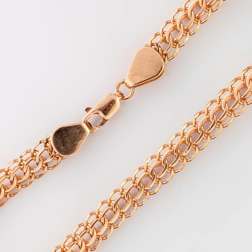 Браслет из красного золота 585 пробы