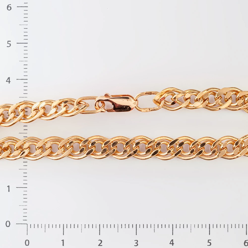 Браслет из красного золота 585 пробы