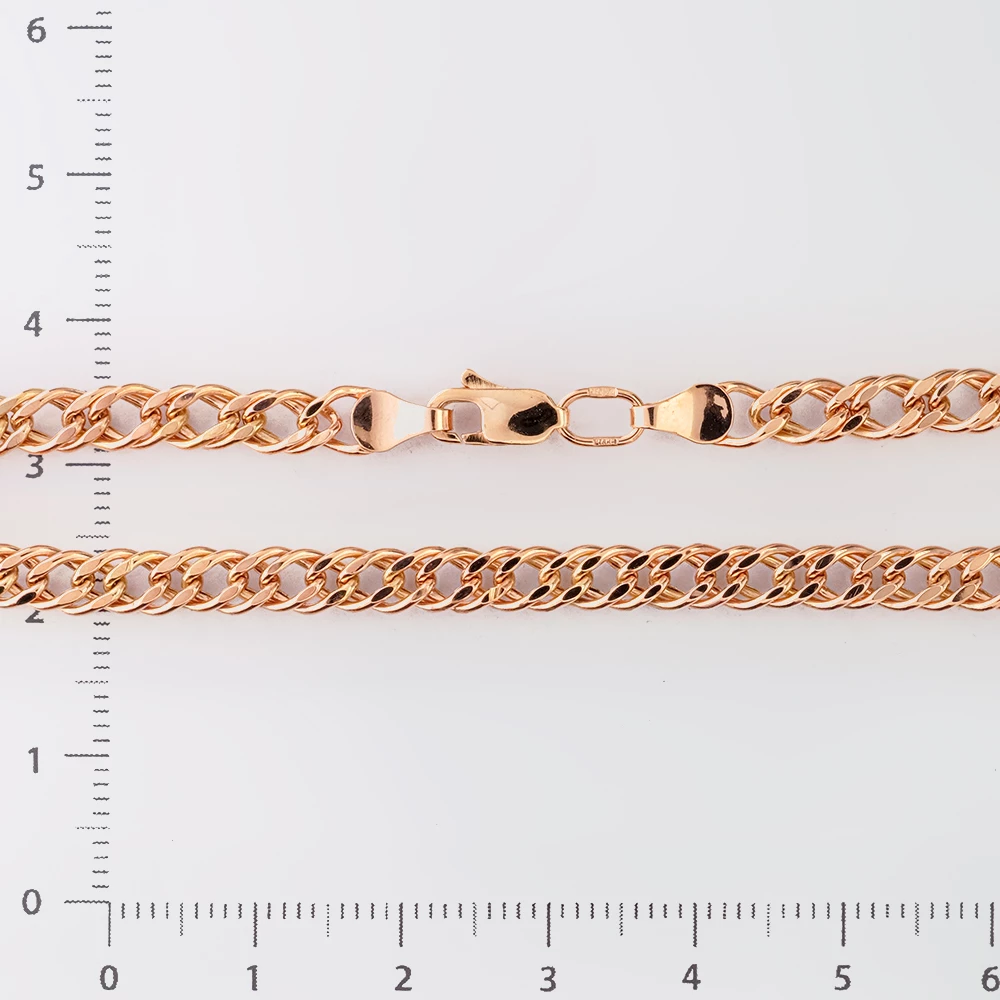 Браслет из красного золота 585 пробы