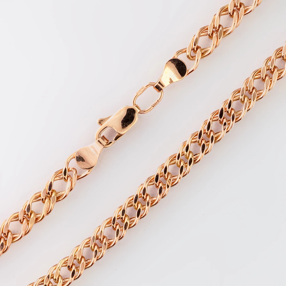 Браслет из красного золота 585 пробы