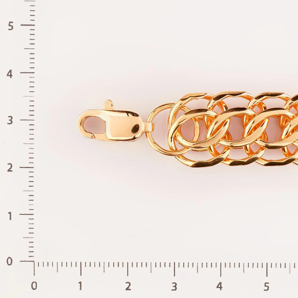 Браслет из красного золота 585 пробы