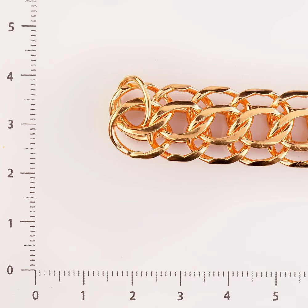 Браслет из красного золота 585 пробы