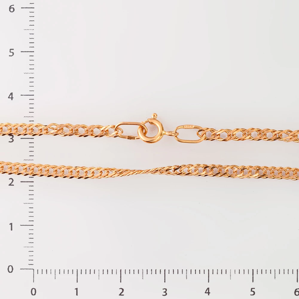 Браслет из красного золота 585 пробы