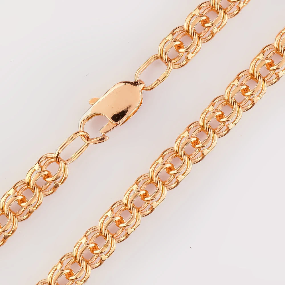 Браслет из красного золота 585 пробы