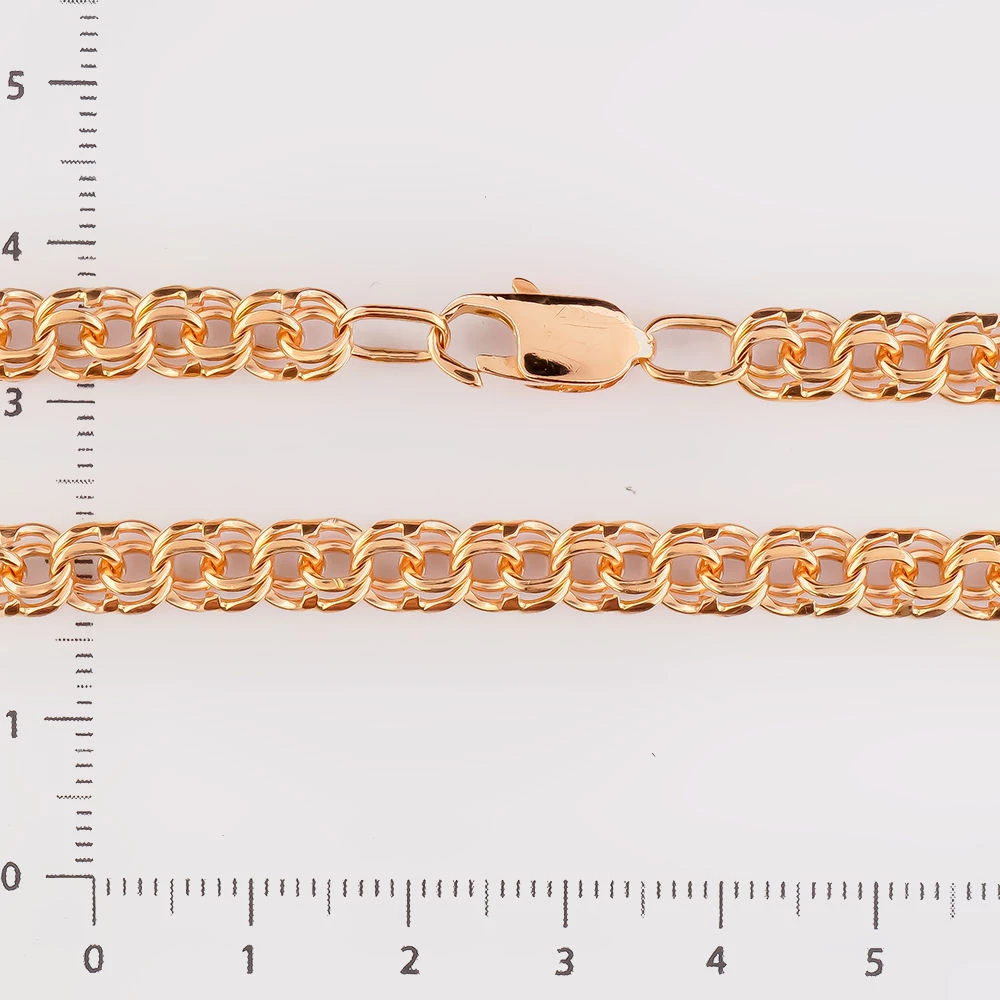 Браслет из красного золота 585 пробы