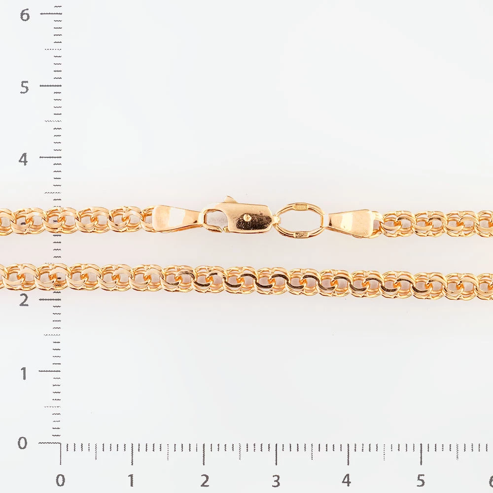 Браслет из красного золота 585 пробы