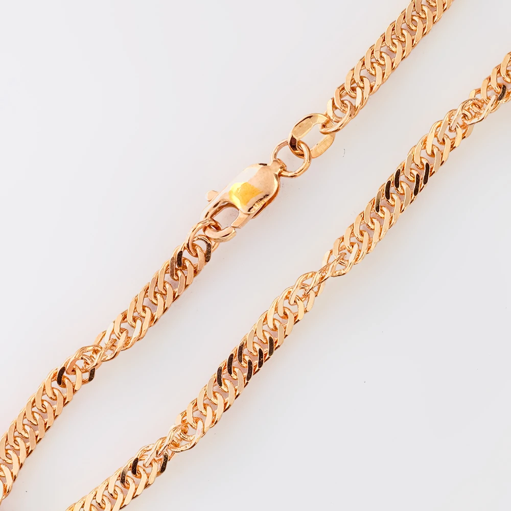 Браслет из красного золота 585 пробы