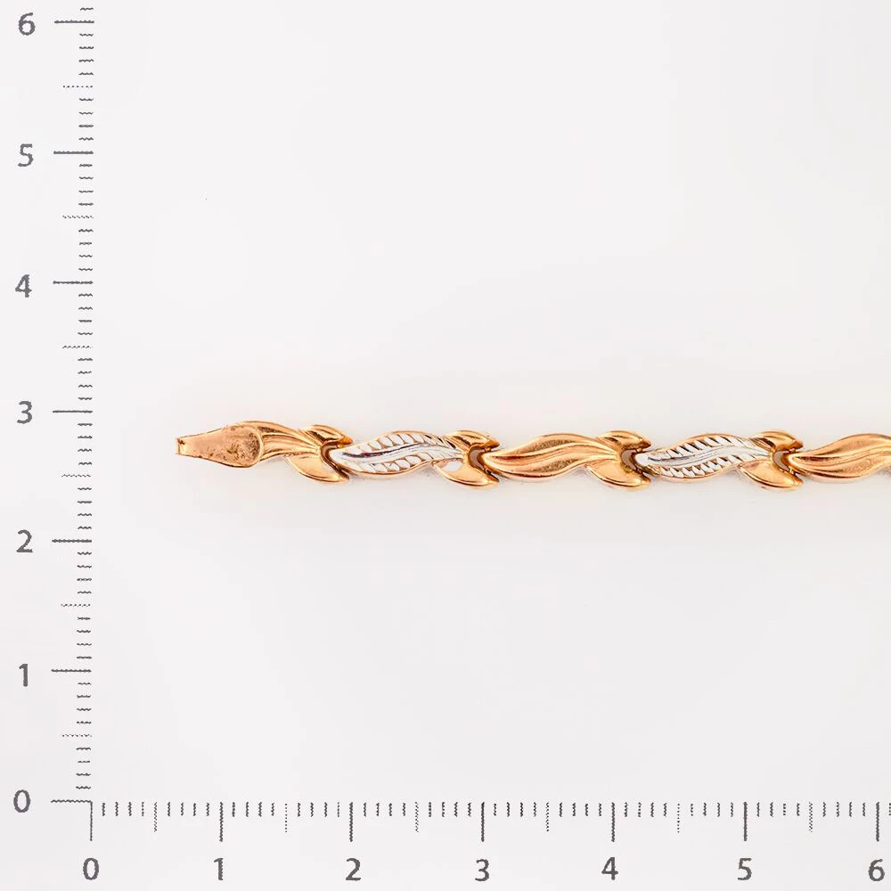 Браслет из красного золота 585 пробы