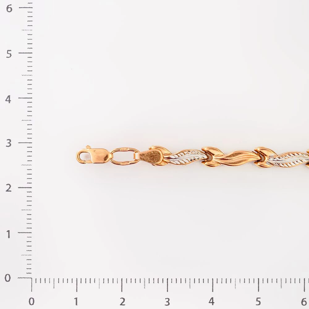 Браслет из красного золота 585 пробы