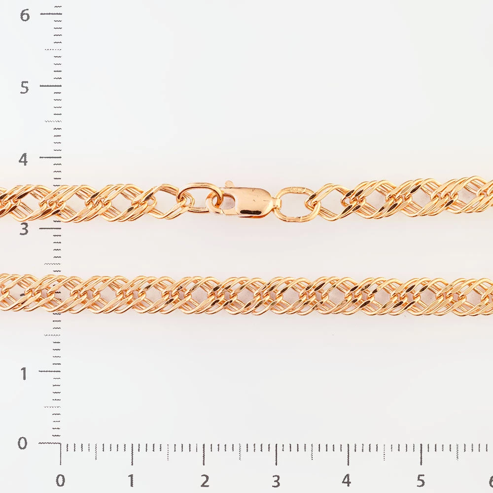 Браслет из красного золота 585 пробы