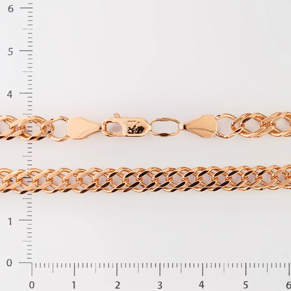 Браслет из красного золота 585 пробы