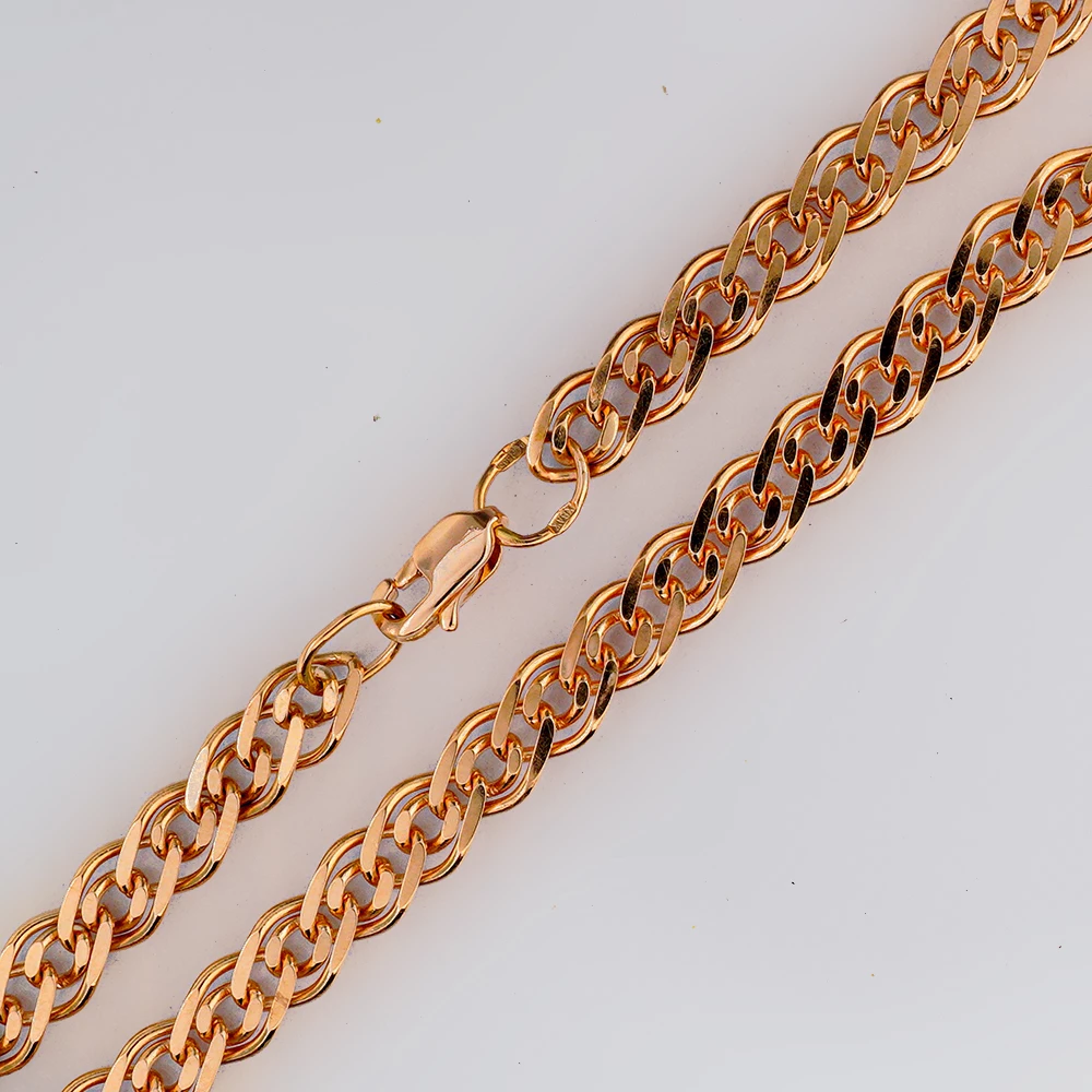 Браслет из красного золота 585 пробы