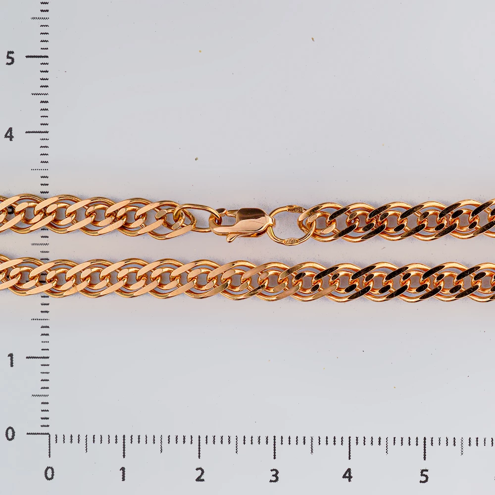 Браслет из красного золота 585 пробы