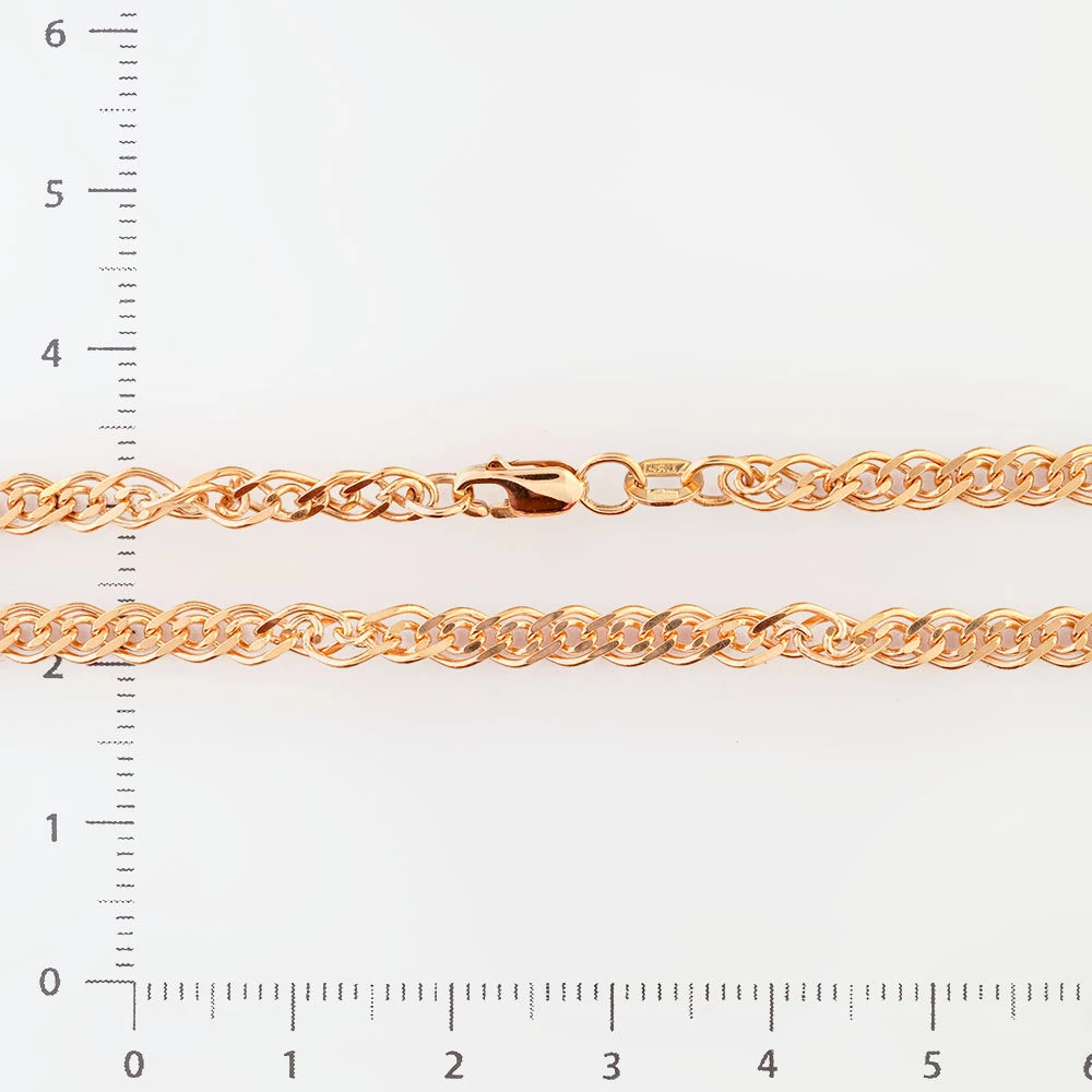 Браслет из красного золота 585 пробы