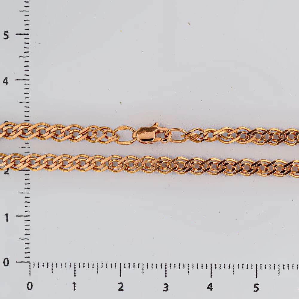 Браслет из красного золота 585 пробы