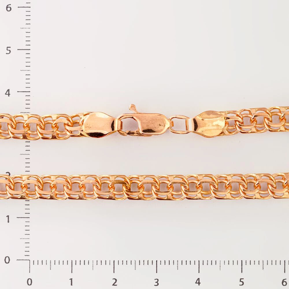 Браслет из красного золота 585 пробы