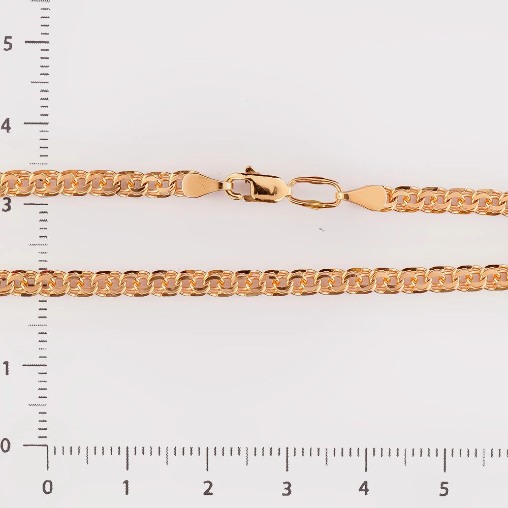 Браслет из красного золота 585 пробы