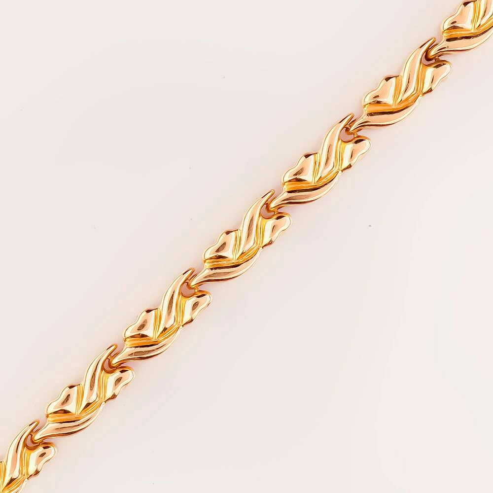 Браслет из красного золота 585 пробы