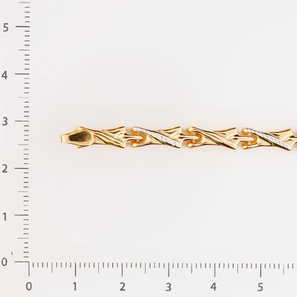 Браслет из красного золота 585 пробы