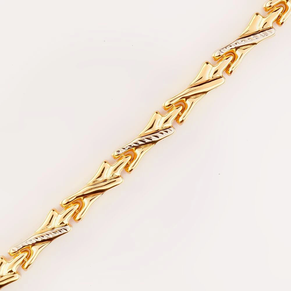 Браслет из красного золота 585 пробы