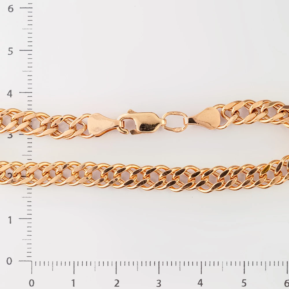 Браслет из красного золота 585 пробы