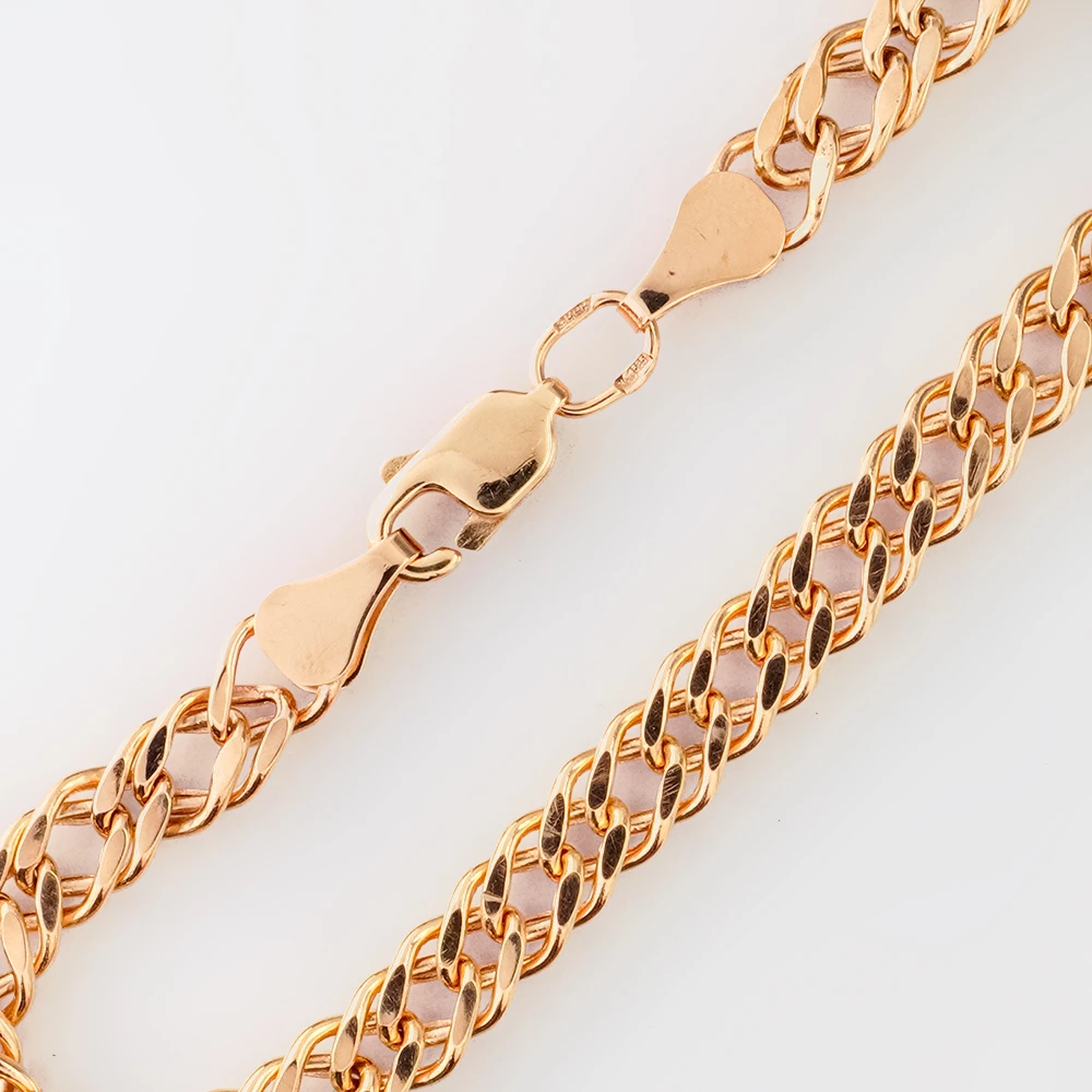 Браслет из красного золота 585 пробы