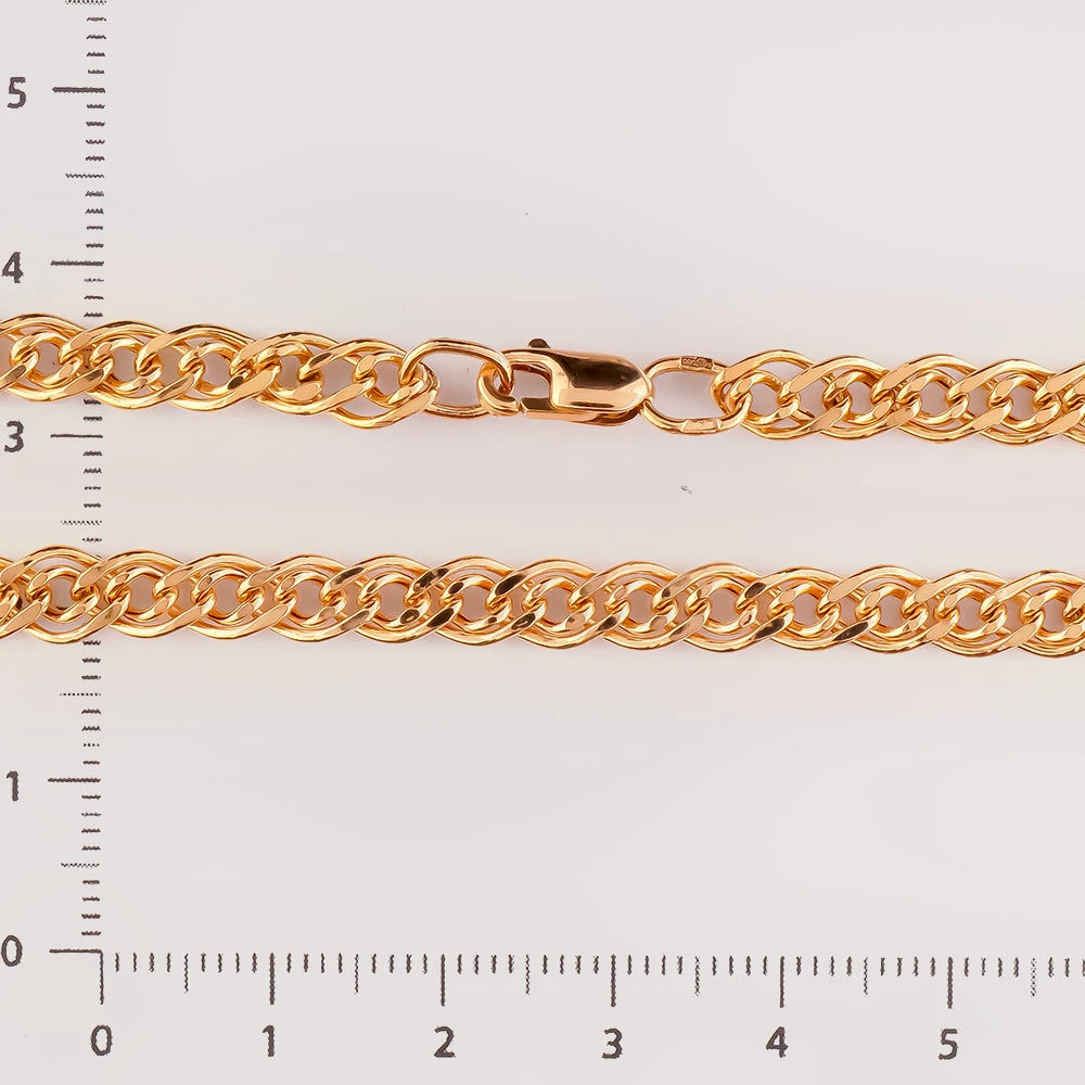 Браслет из красного золота 585 пробы