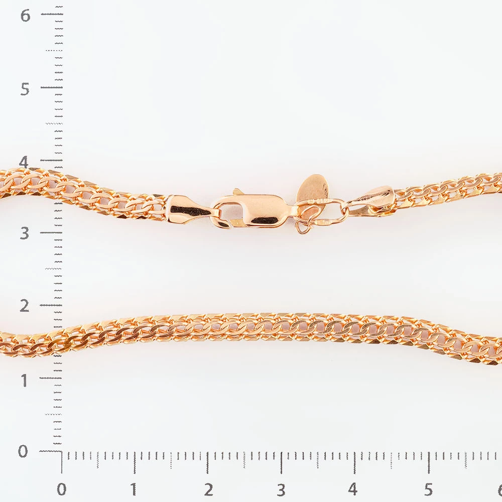 Браслет из красного золота 585 пробы