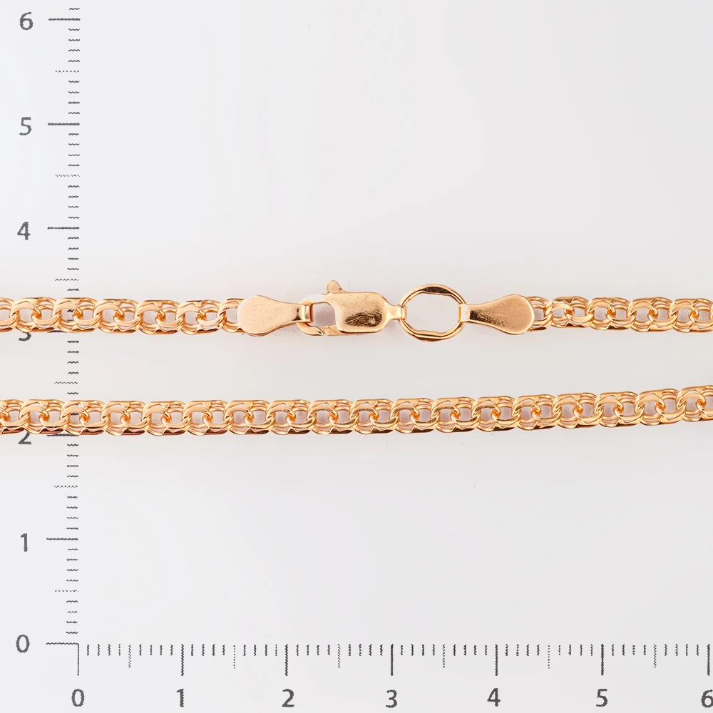 Браслет из красного золота 585 пробы