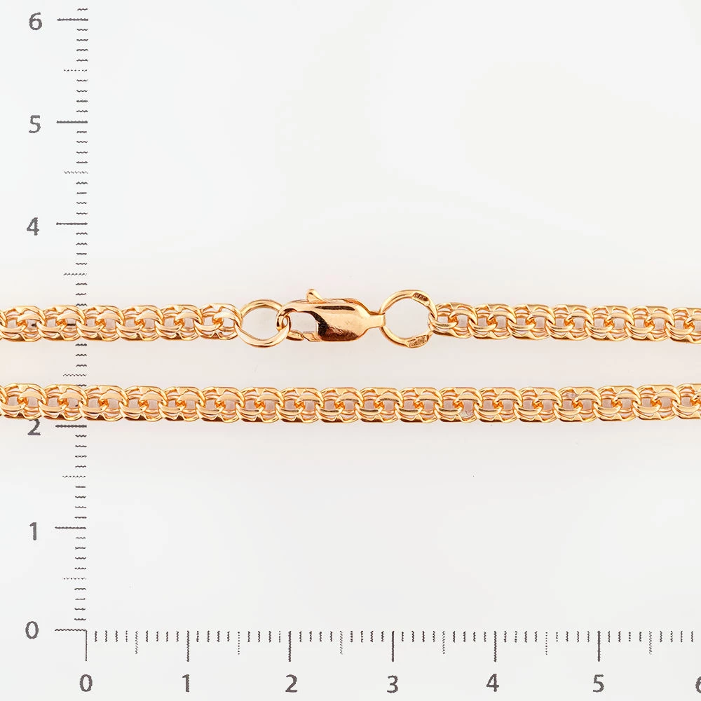 Браслет из красного золота 585 пробы